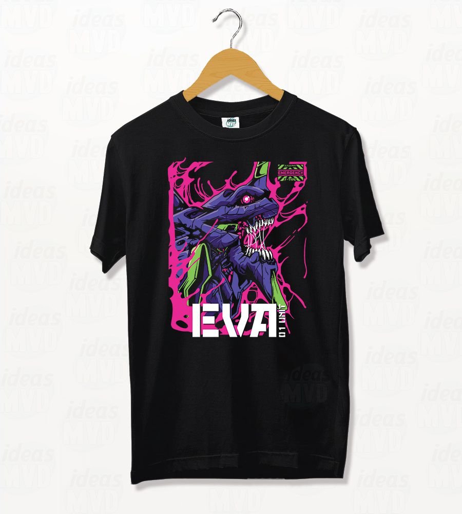 Remera Evangelion Unit 05 (Negra)