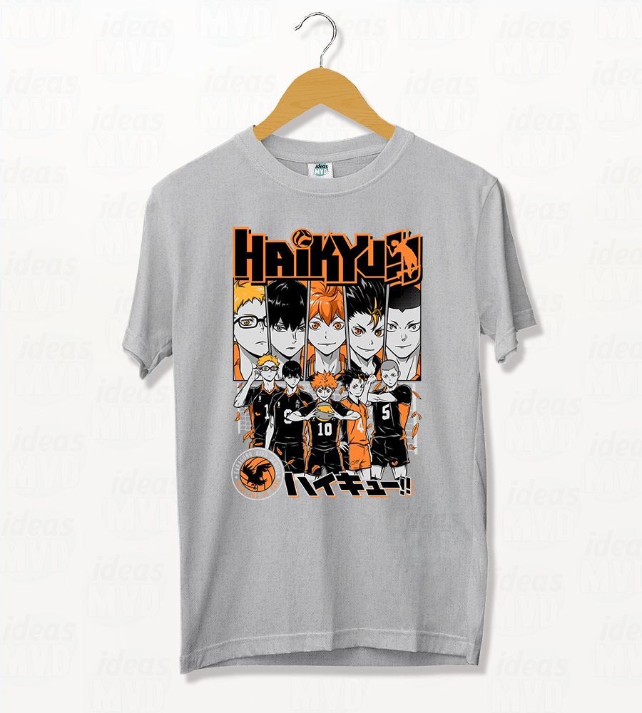 Remera Haikyuu Group 03 (Colores)