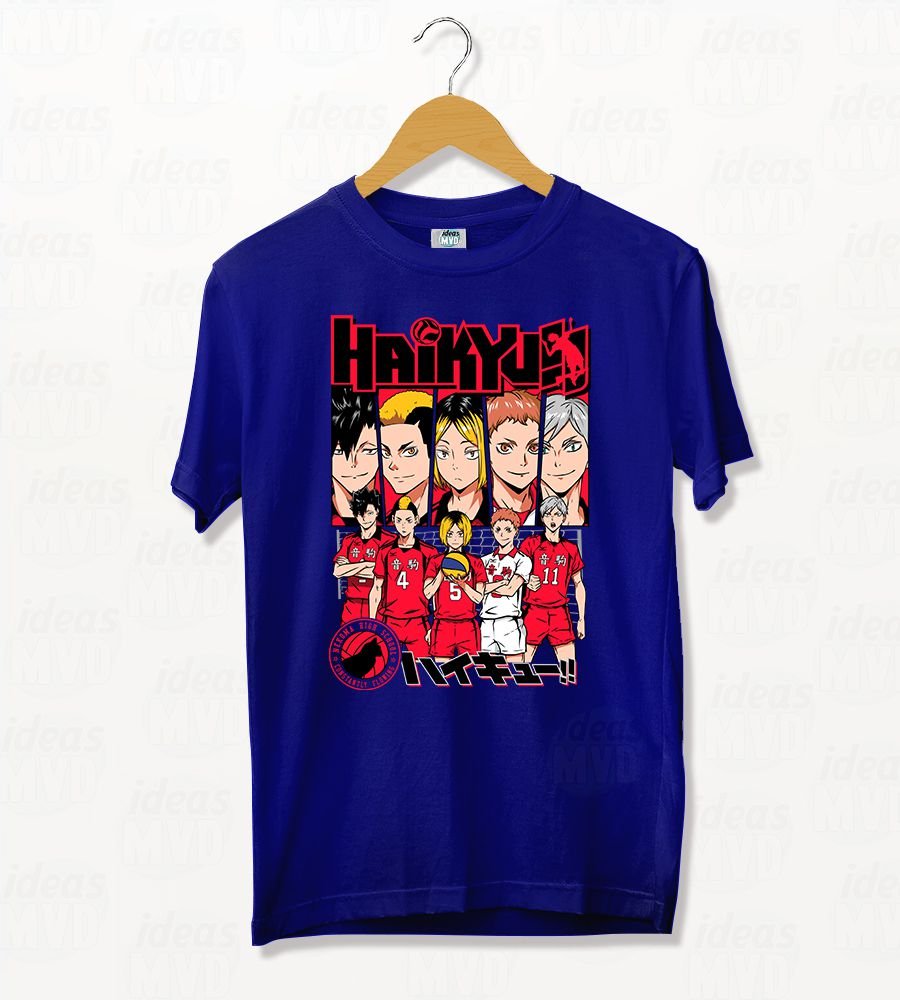 Remera Haikyuu Group 02 (Colores)