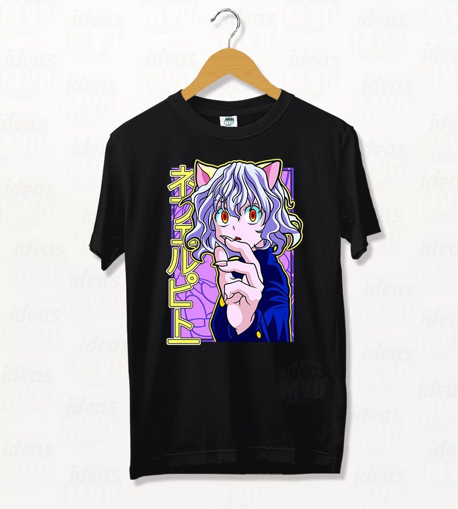 Remera Hunter x Hunter Neferpitou 01 (Negra)