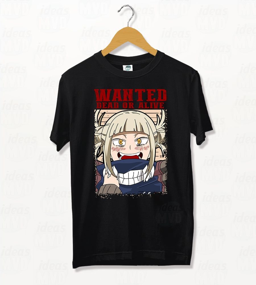 Remera My Hero Academia Himiko Toga 01 (Negra)