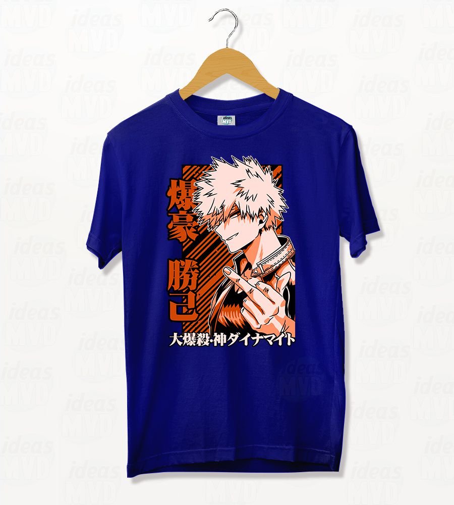 Remera My Hero Academia Bakugo 03 (Colores)