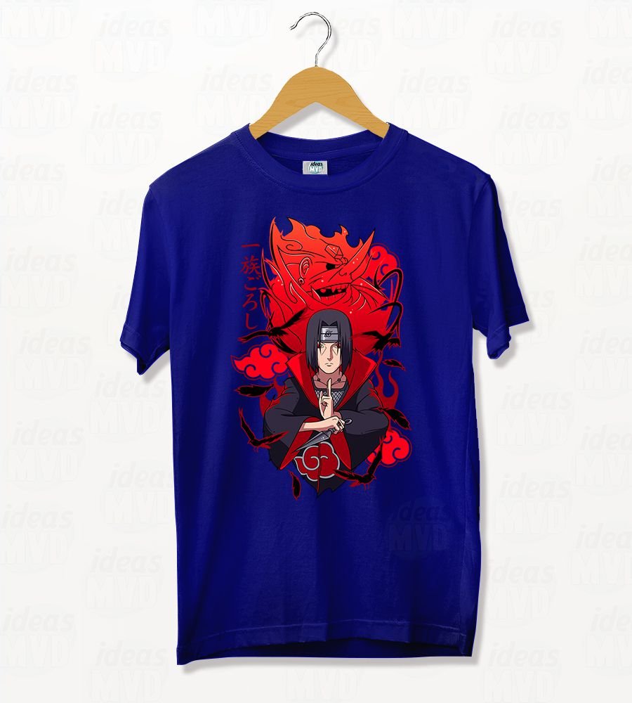 Remera Naruto Itachi Uchia 08 (Colores)