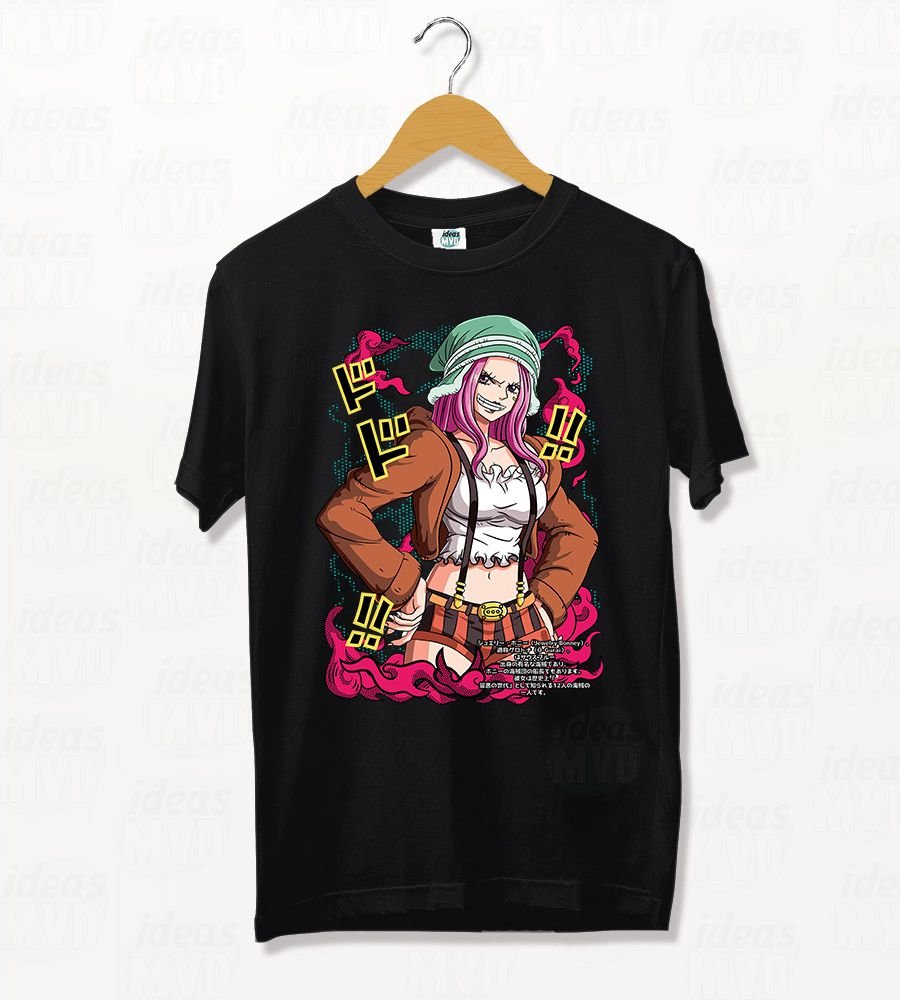 Remera One Piece Jewelry Bonney 01 (Negra)