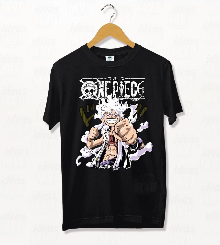 Remera One Piece Luffy Gear 03 (Negra)