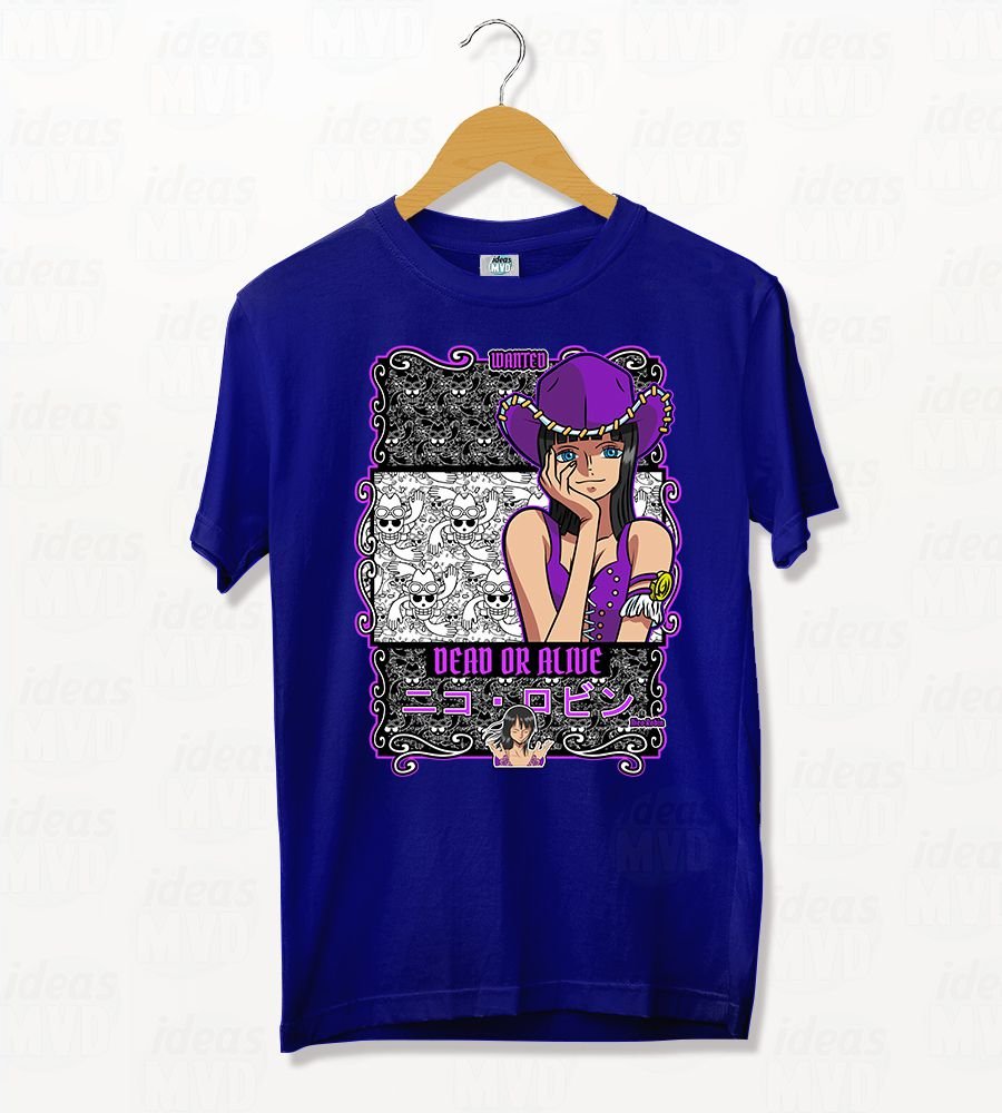 Remera One Piece Nico Robin 03 (Colores)