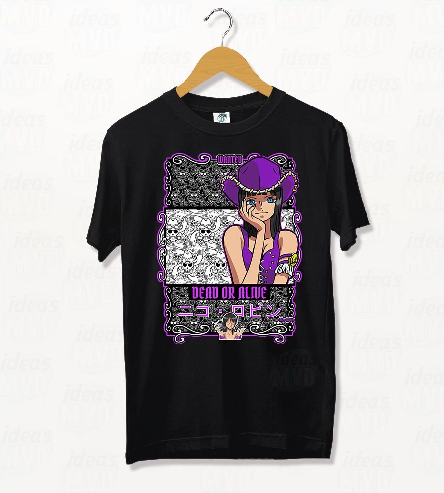Remera One Piece Nico Robin 03 (Colores) - Imagen 3