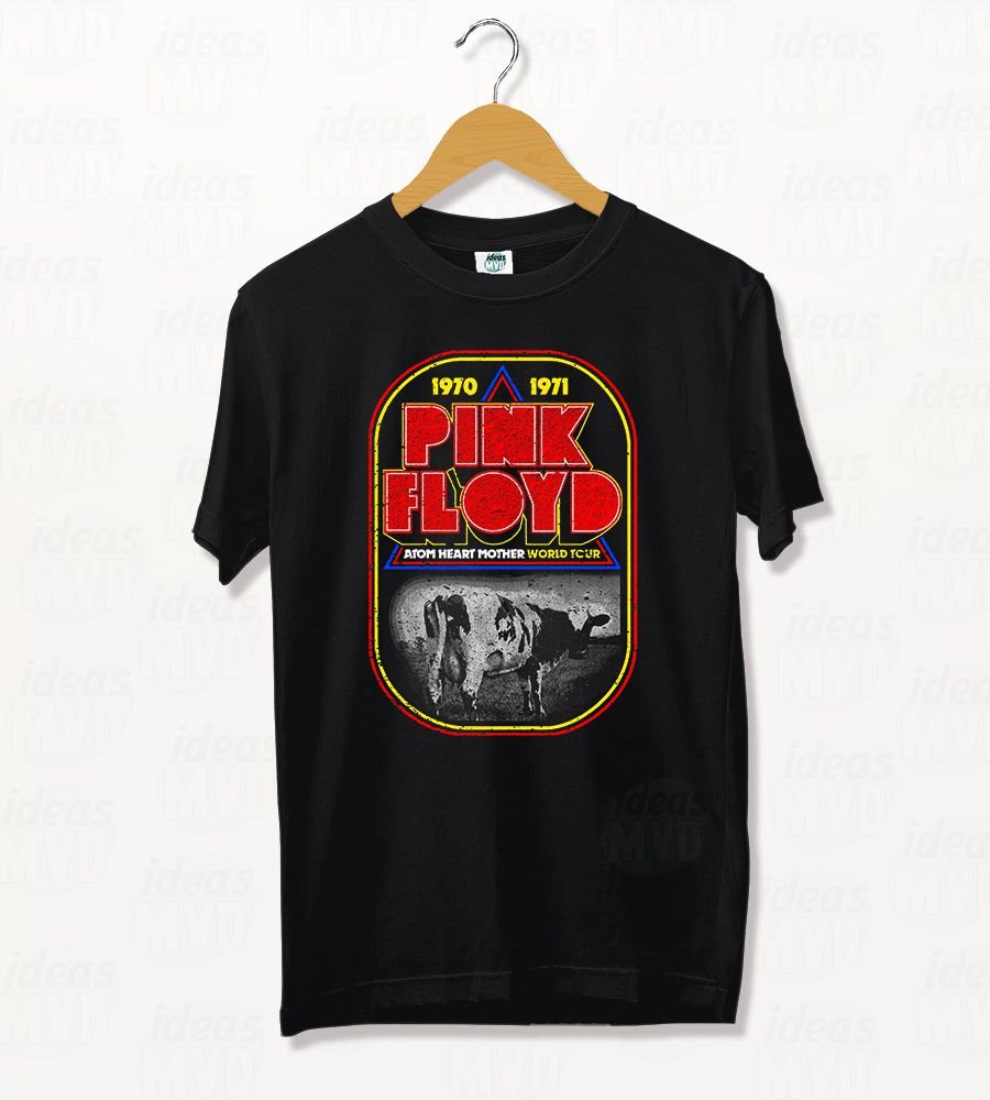 Remera Pink Floyd World Tour (Negra)