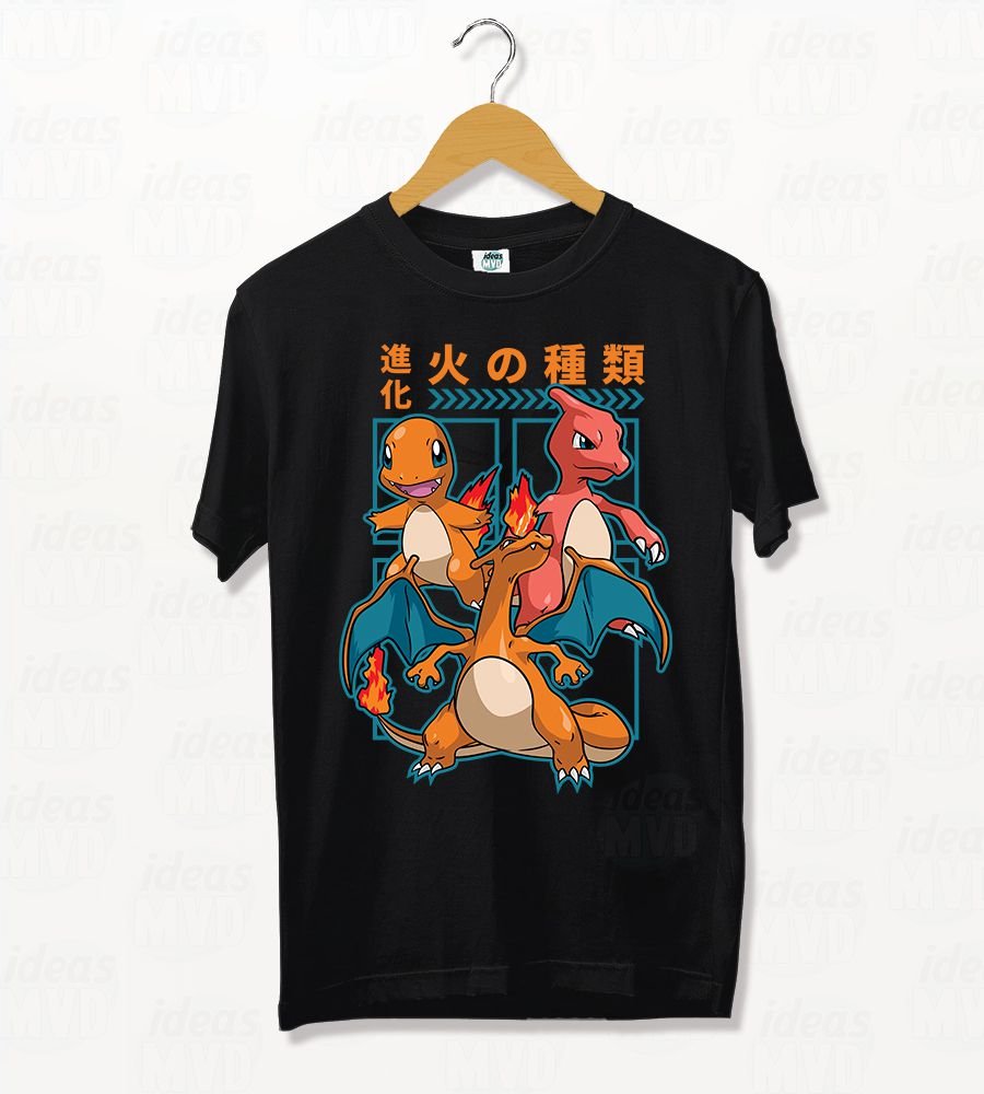 Remera Pokemon Charmander 01 (Colores) - Imagen 3