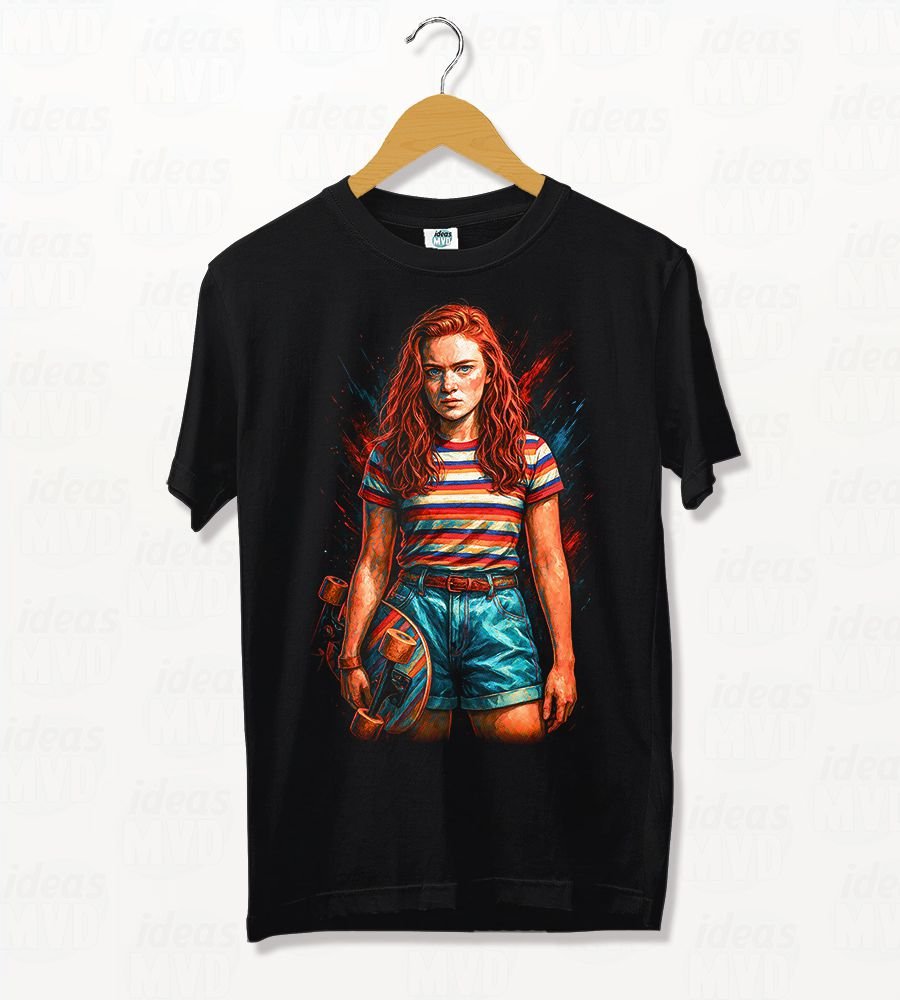 Remera Stranger Things Season 5 Max 01 (Negra)