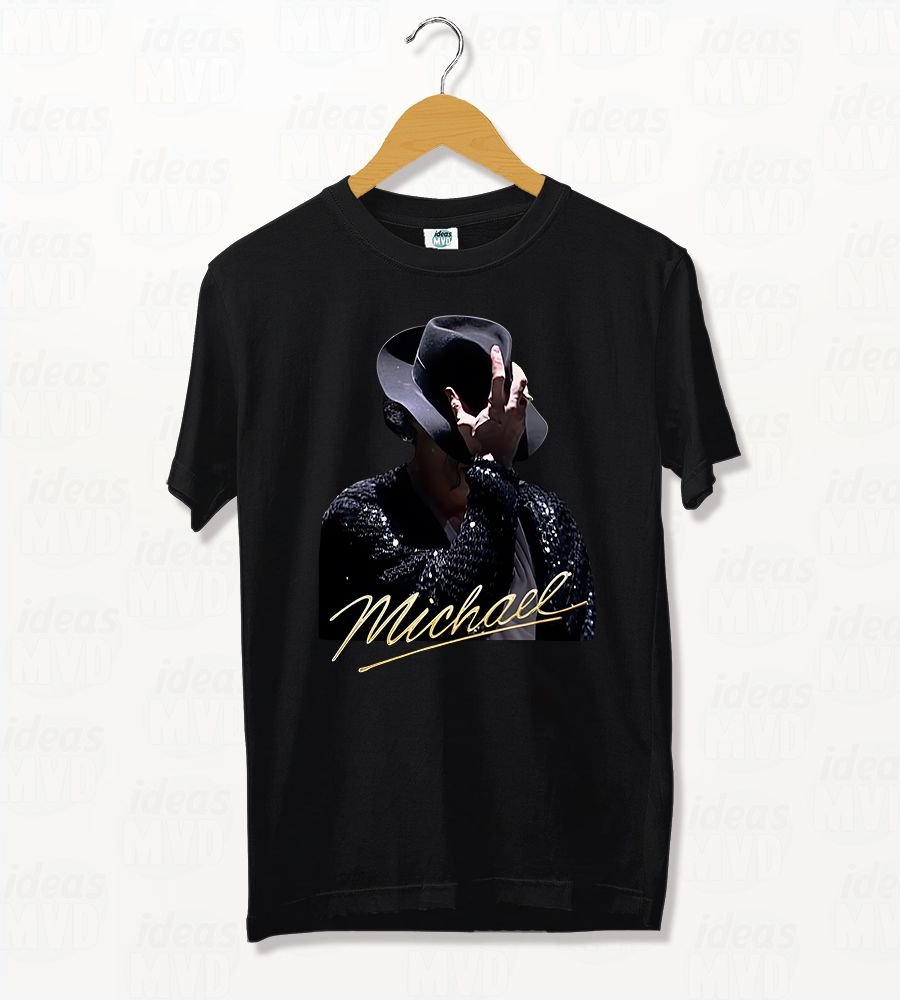 Remera Michael Jackson 04 (Negra)