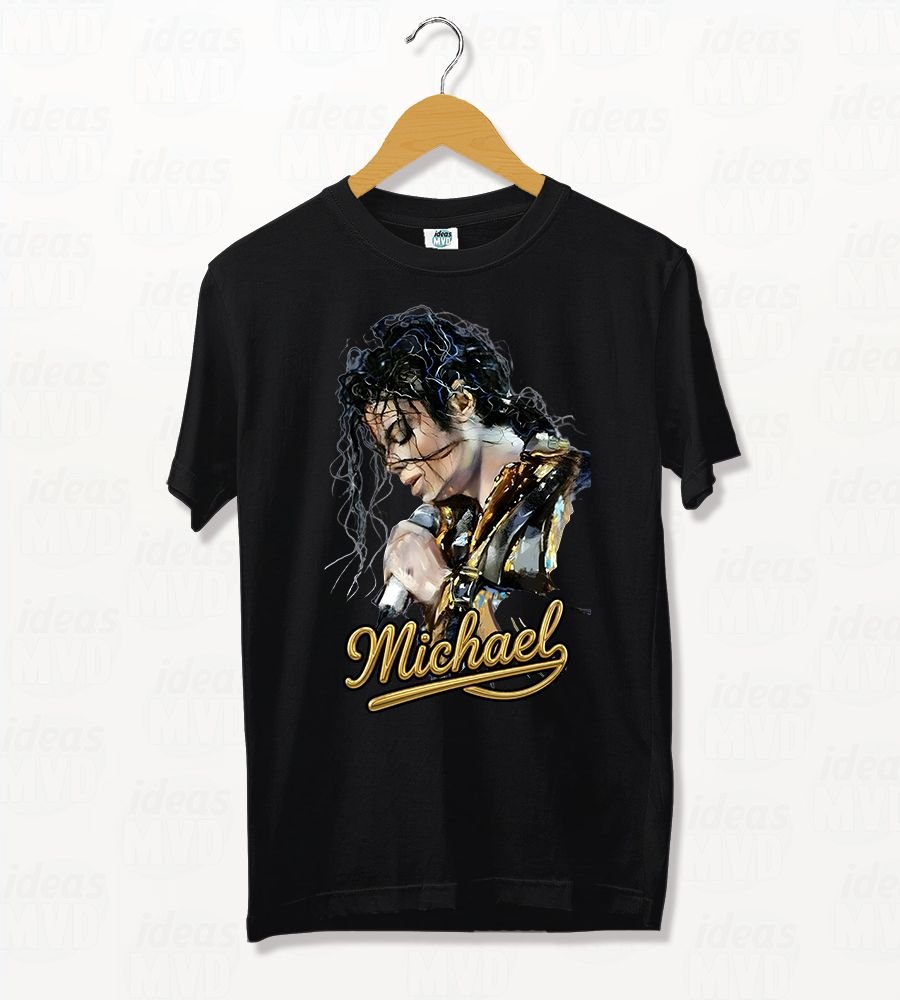 Remera Michael Jackson 09 (Negra)
