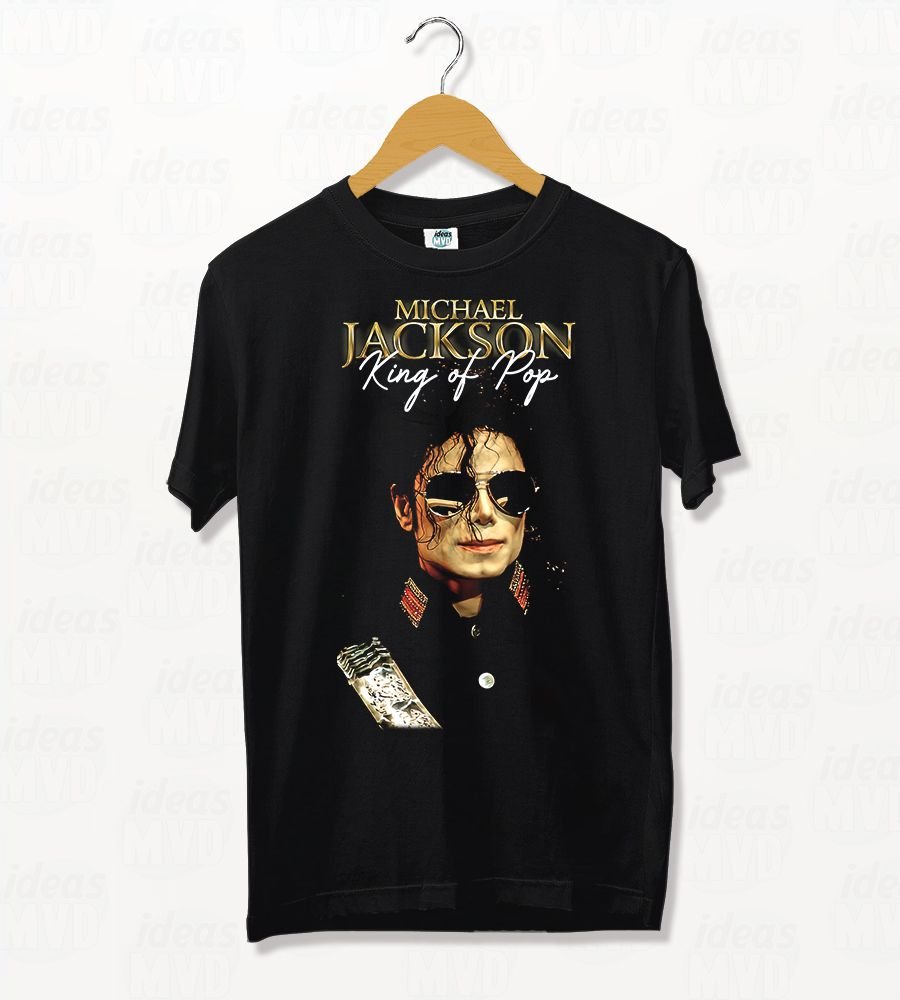 Remera Michael Jackson 10 (Negra)