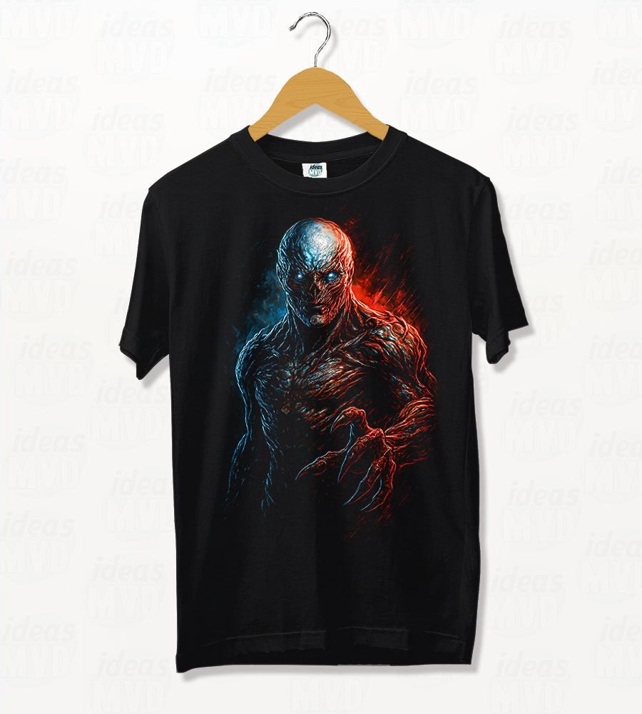 Remera Stranger Things Season 5 Vecna (Negra)