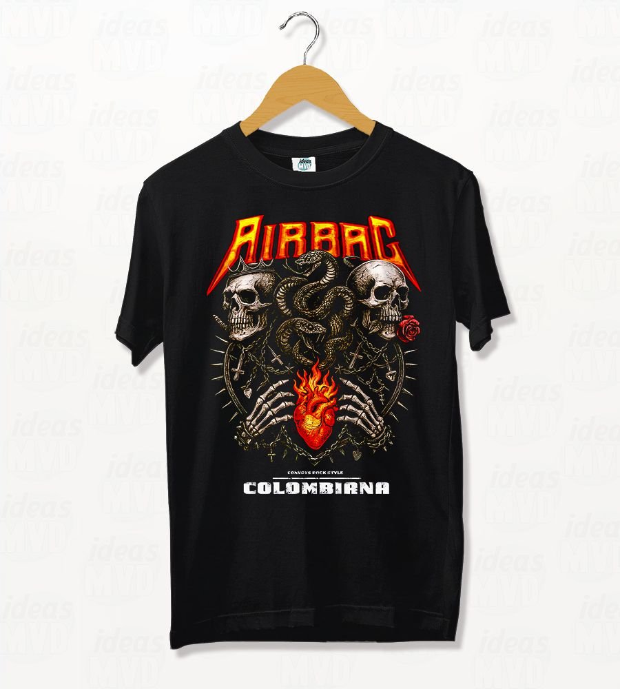 Remera Airbag 04 (Negra)