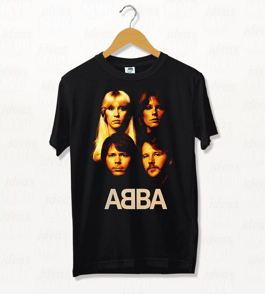 Remera Abba 02 (Negra)