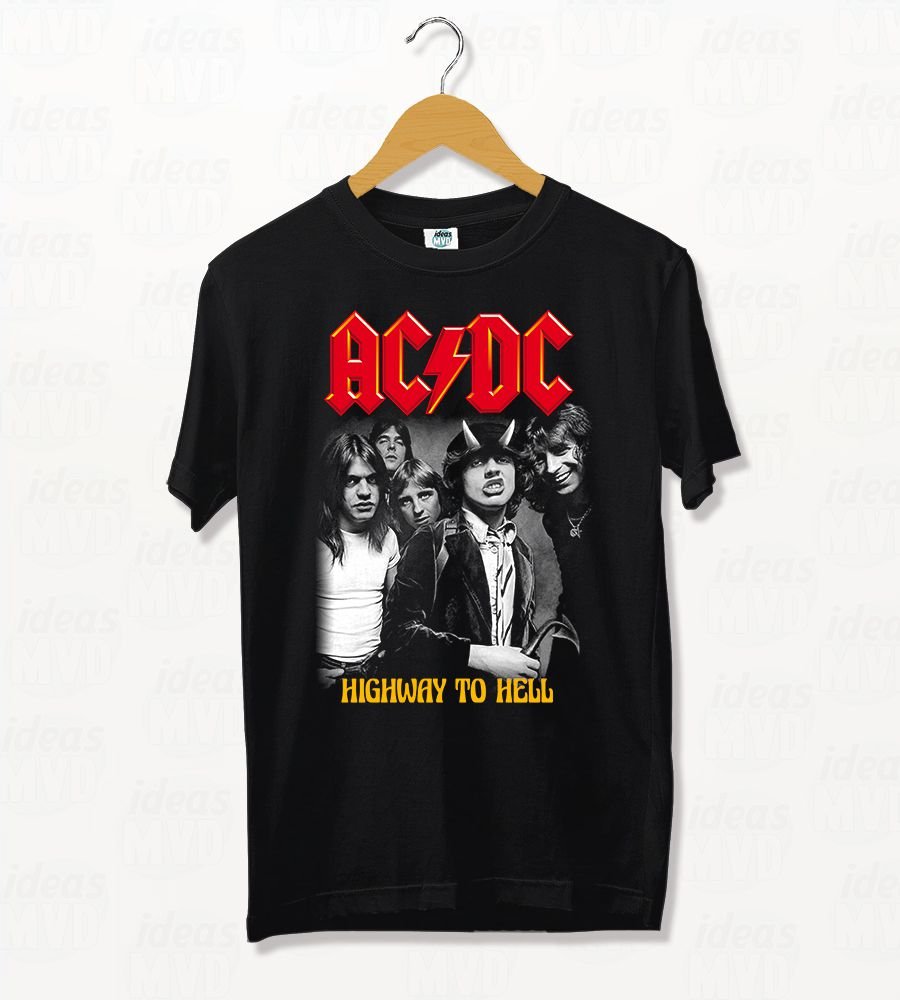 Remera AC DC 02 (Negra)