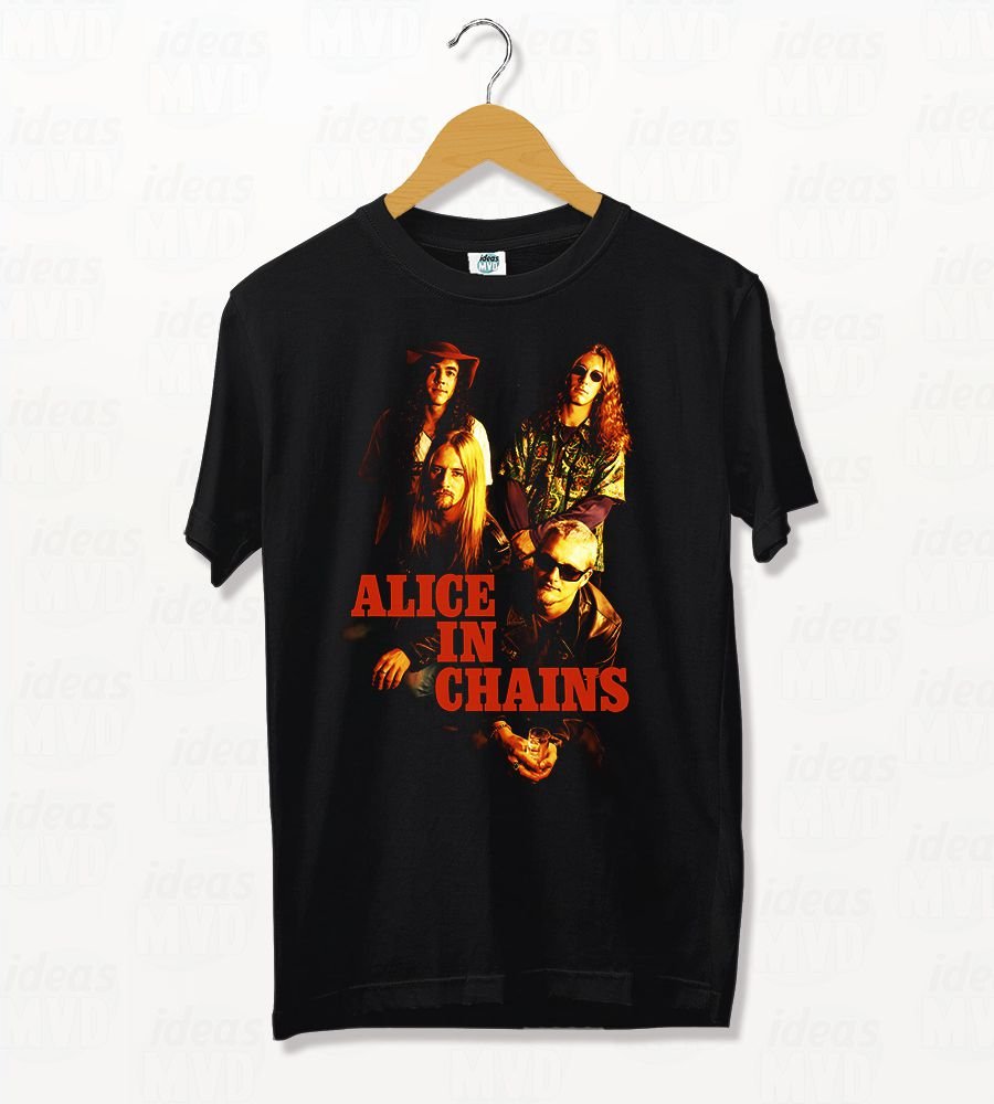 Remera Alice In Chains Group (Negra)