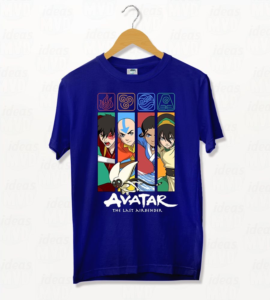Remera Avatar The Last Airbender (Colores)