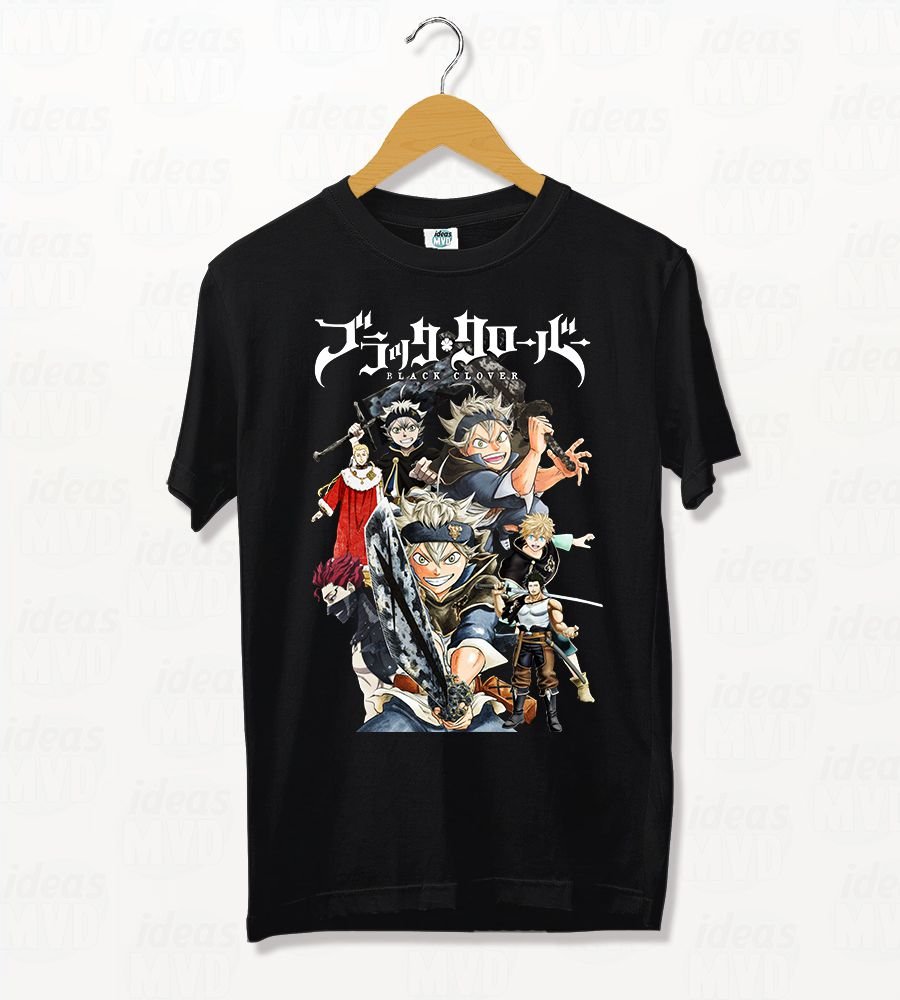 Remera Black Clover 02 (Negra)