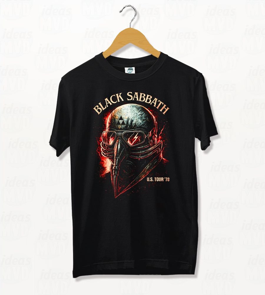 Remera Black Sabbath 78 (Negra)