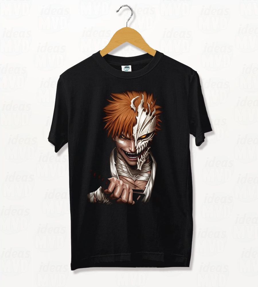 Remera Bleach Ichigo (Negra)