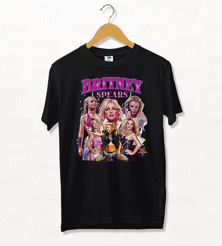 Remera Britney Spears 02 (Negra)