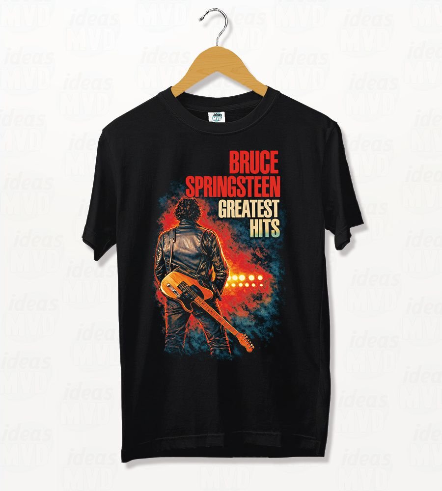 Remera Bruce Springsteen (Negra)