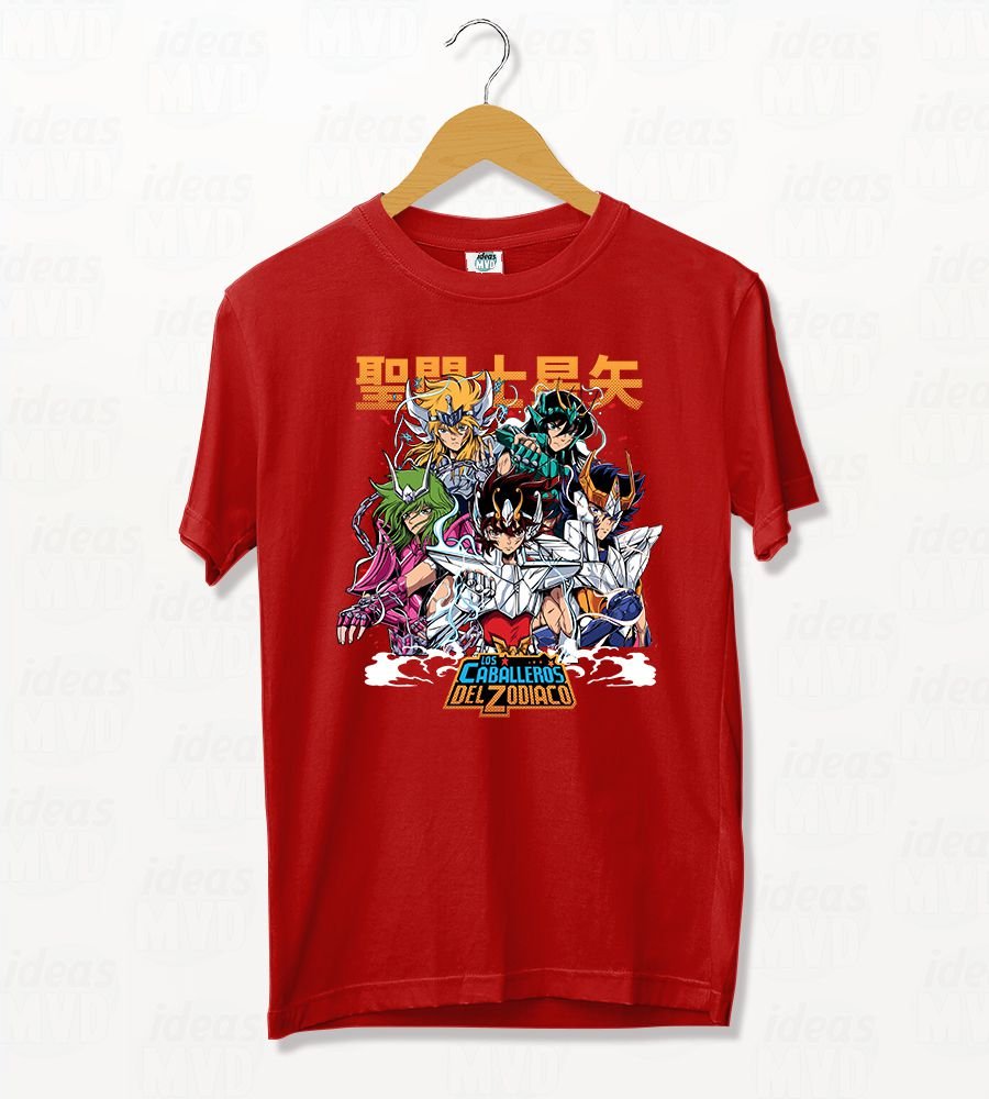Remera Caballeros del Zodiaco (Colores) - Imagen 4