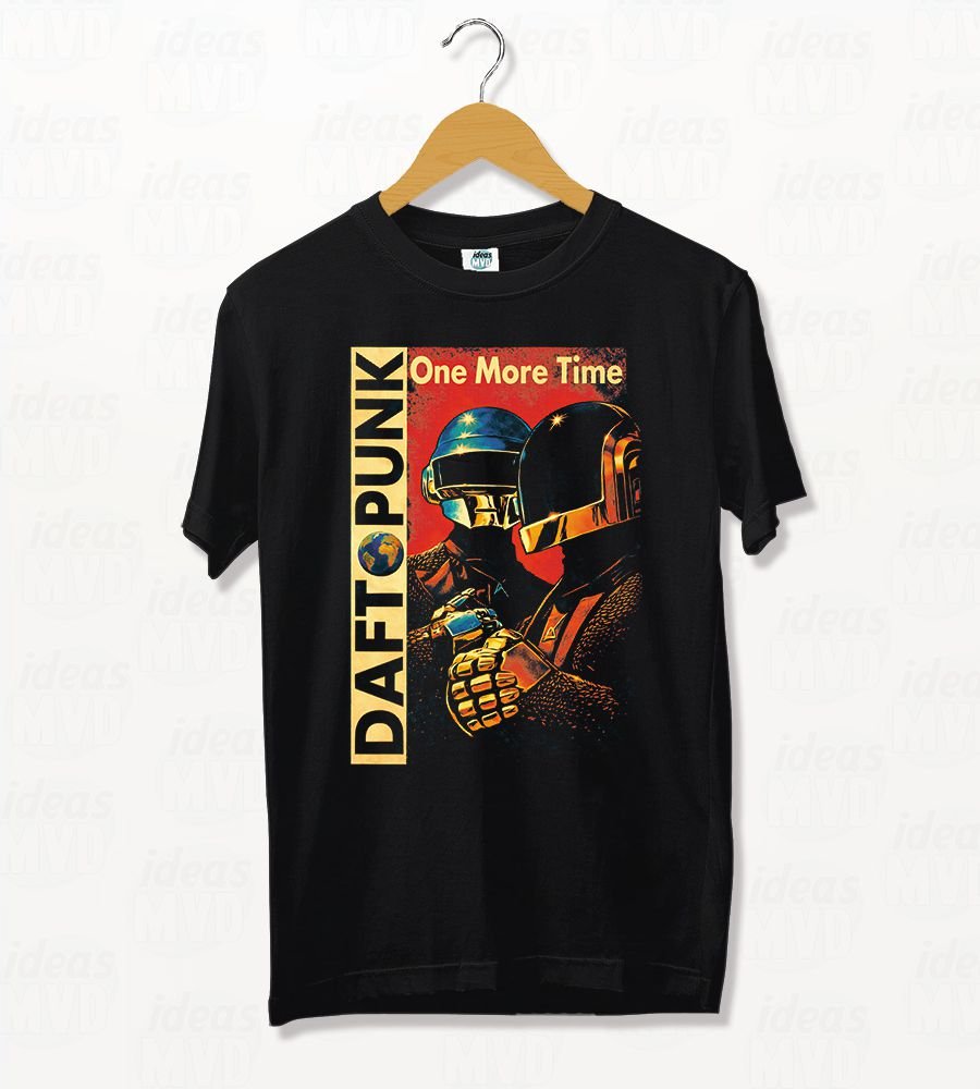 Remera Daft Punk One More Time (Negra)
