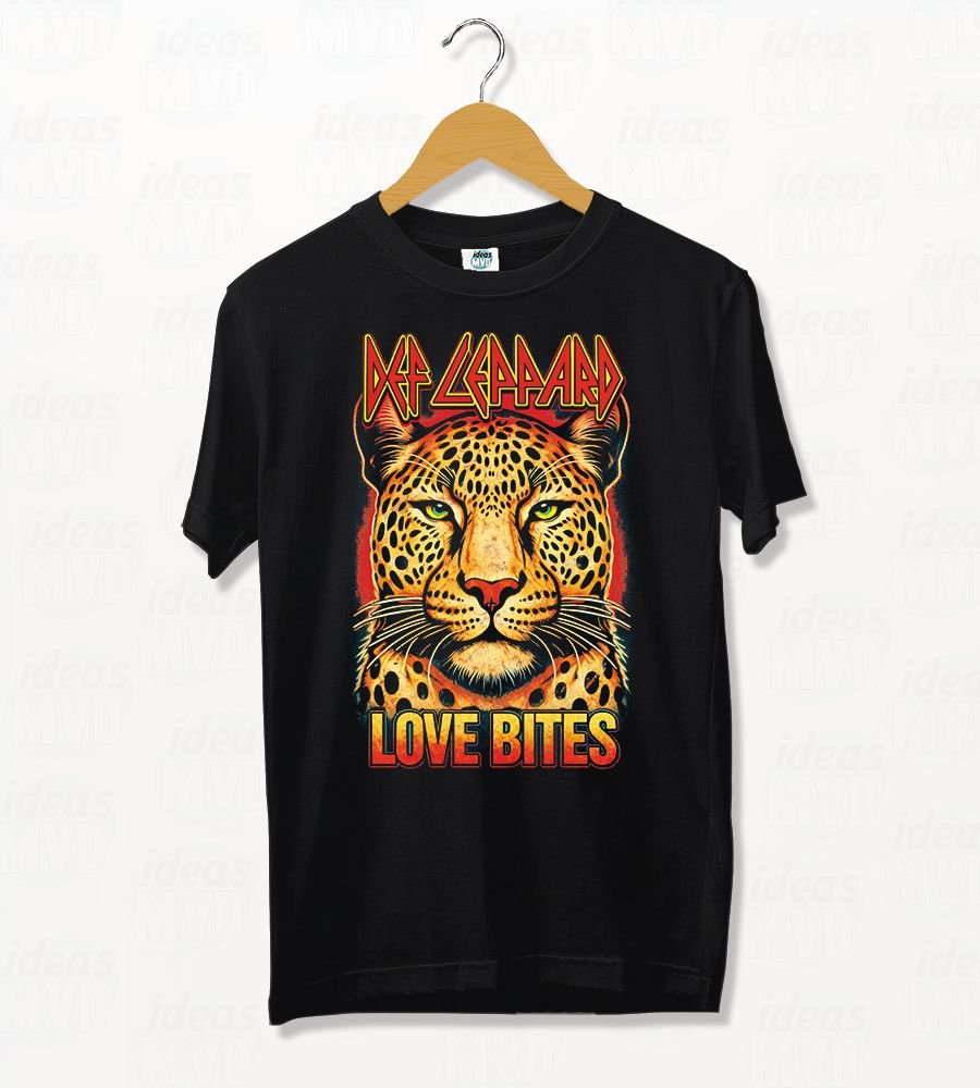 Remera Def Leppard 02 (Negra)