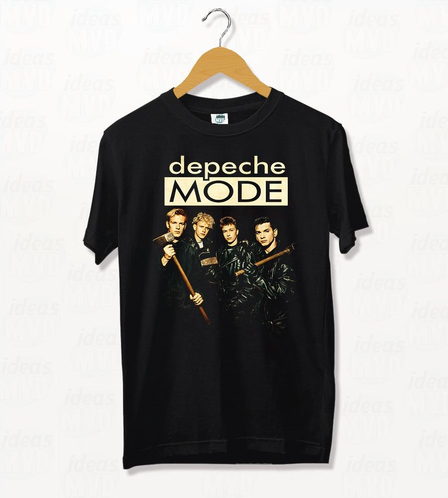 Remera Depeche Mode 02 (Negra)