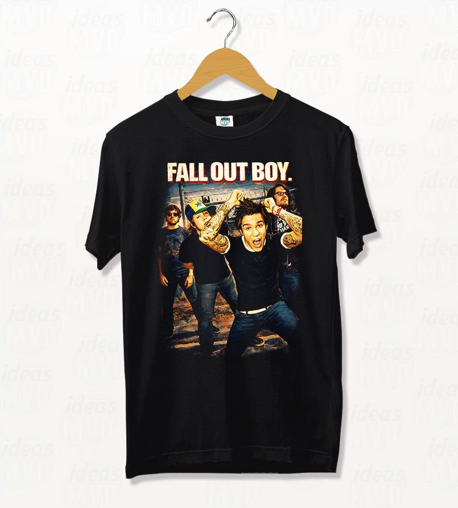 Remera Fall Out Boy 02 (Negra)