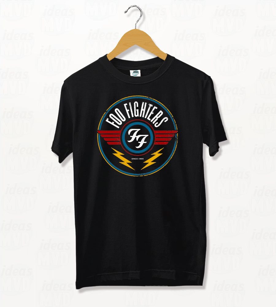 Remera Foo Fighters 02 (Negra)