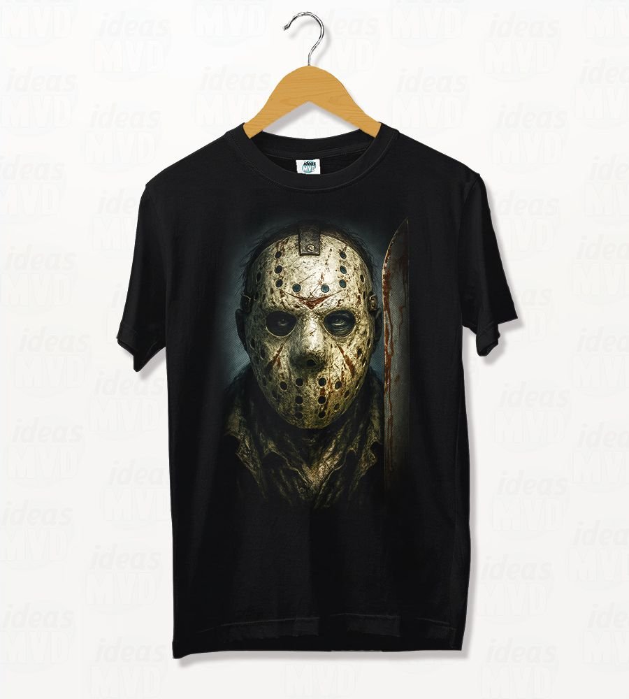 Remera Friday The 13 Jason (Negra)