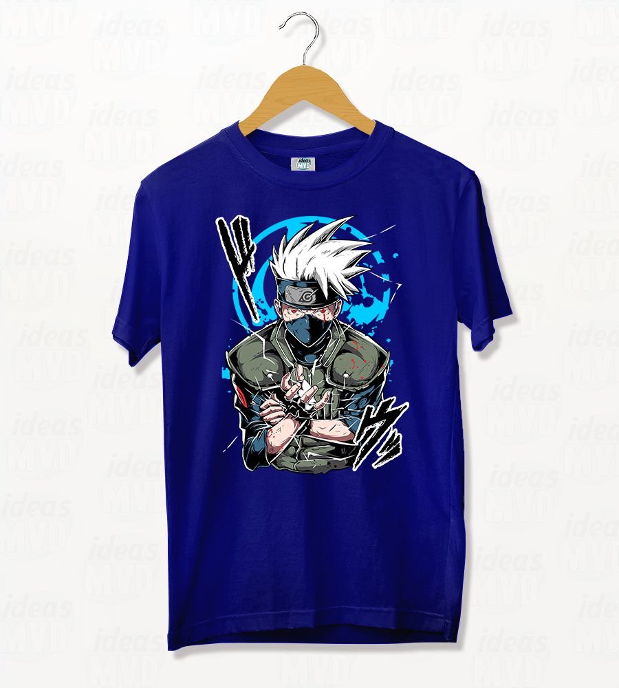 Remera Naruto Kakashi 02 (Colores)