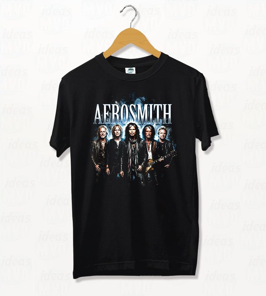 Remera Aerosmith Group (Negra)
