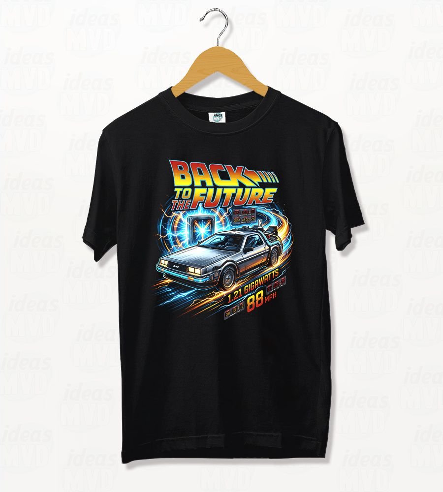 Remera Back To The Future 03 (Negra)
