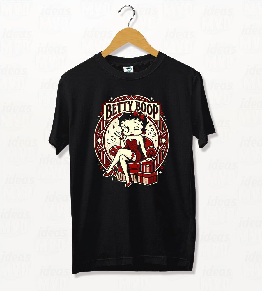 Remera Betty Boop (Negra)