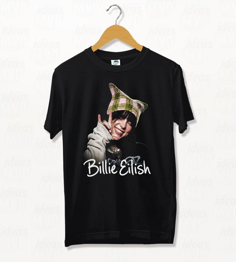 Remera Billie Eilish 04 (Negra)