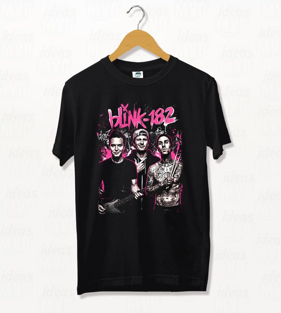 Remera Blink-182 Group (Negra)
