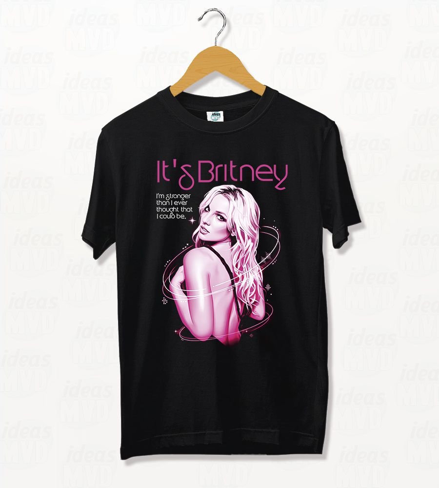 Remera It's Britney (Negra)