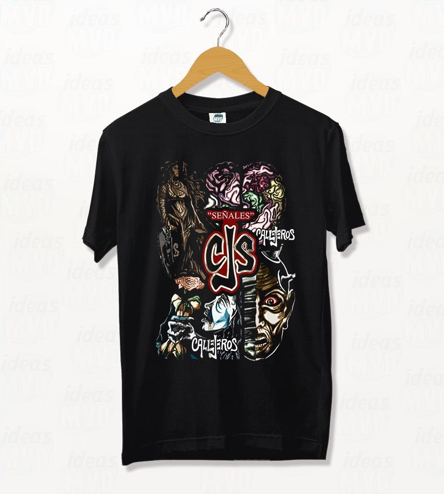 Remera Callejeros Señales (Negra)