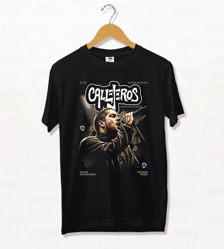 Remera Callejeros 02 (Negra)