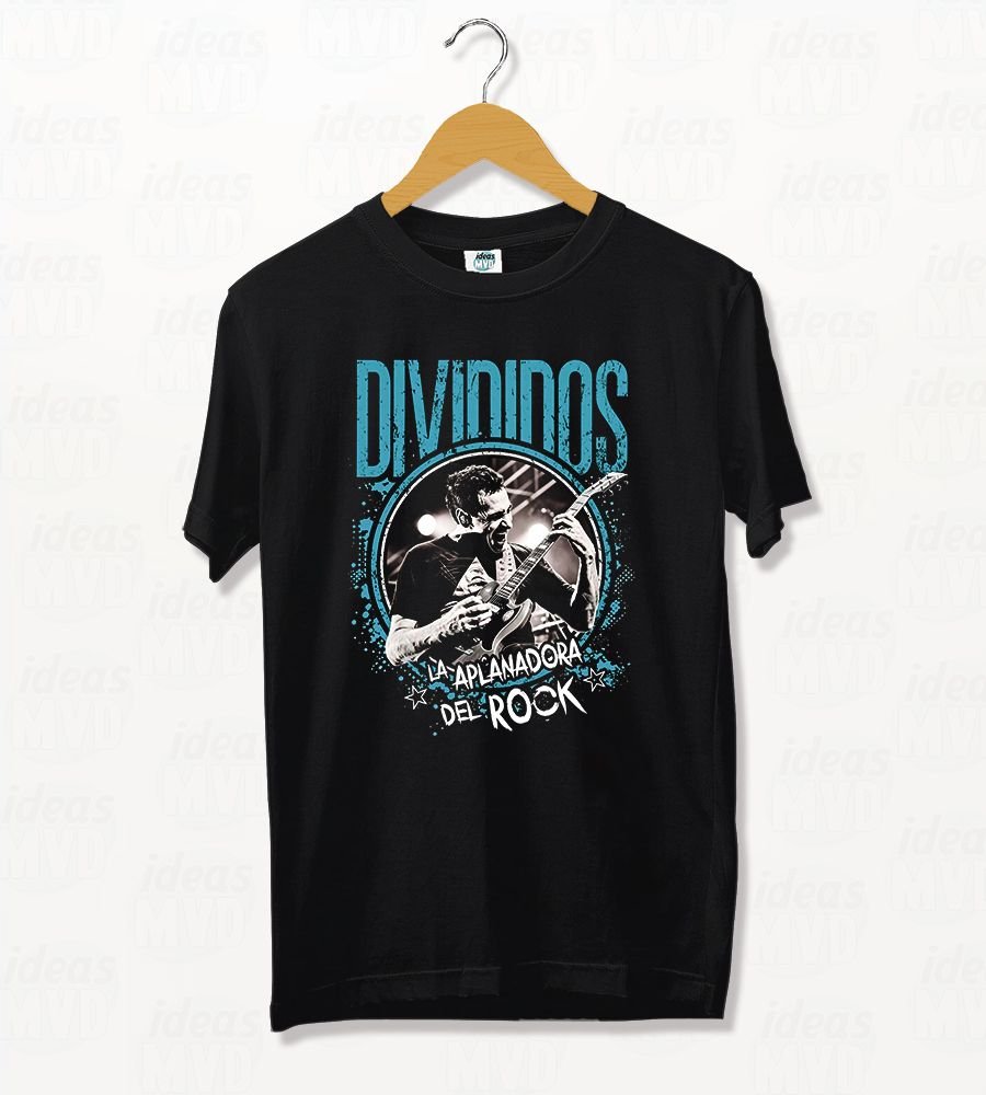 Remera Divididos La Aplanadora Del Rock (Negra)