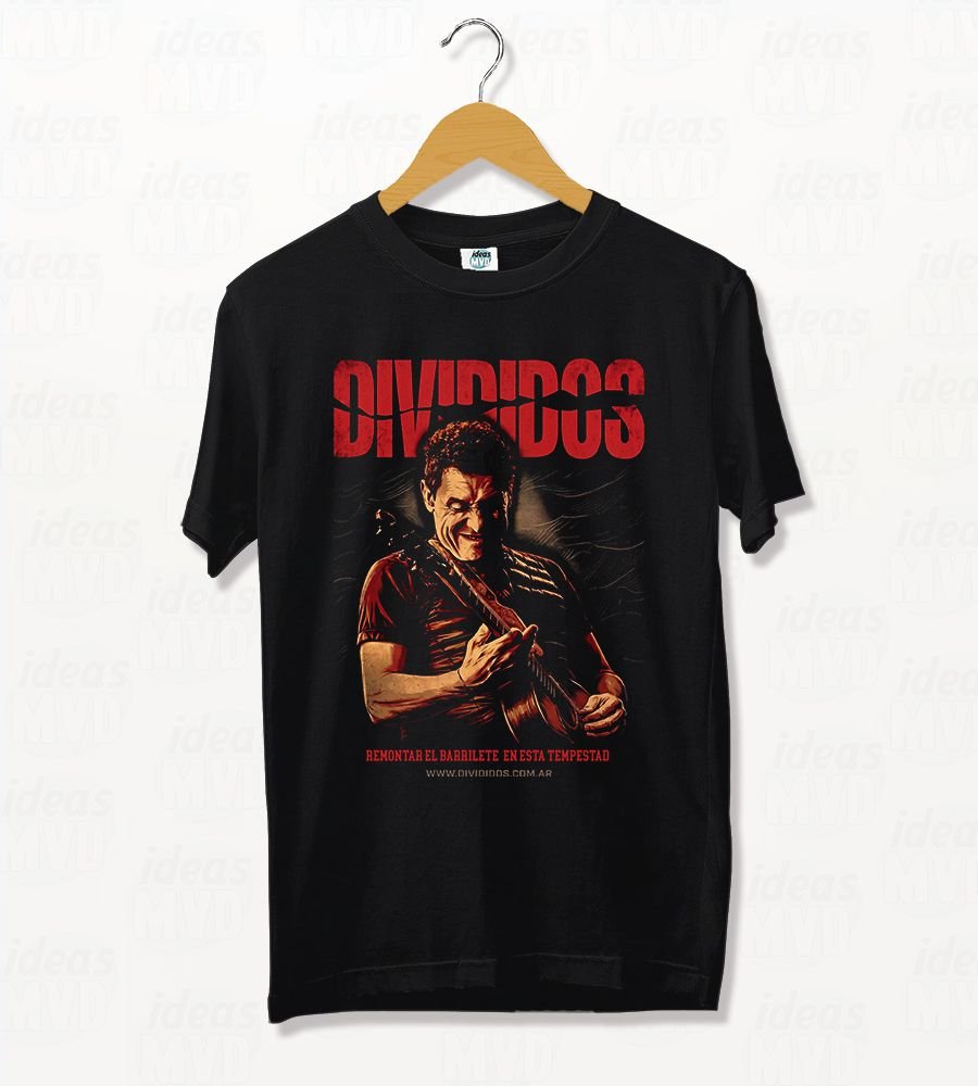 Remera Divididos 02 (Negra)