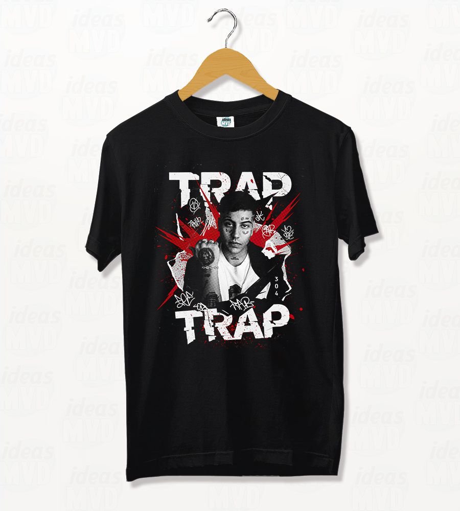 Remera Duki Trap (Negra)