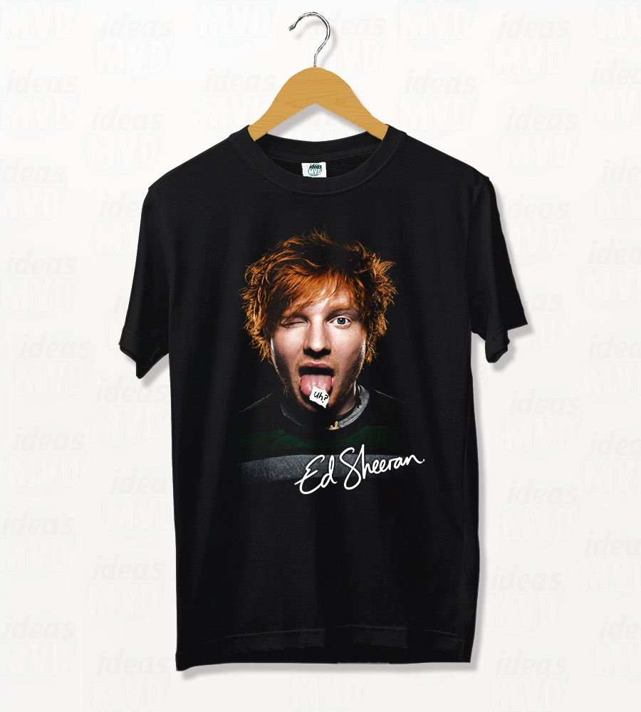 Remera Ed Sheeran (Negra)