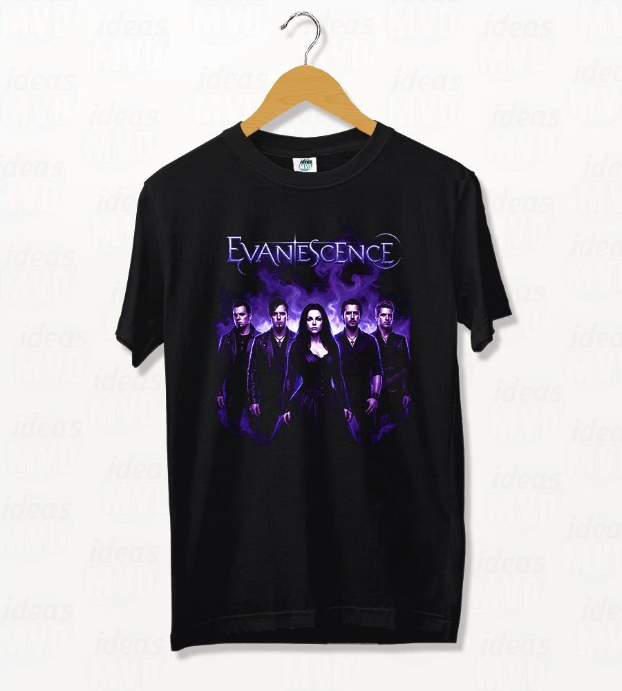 Remera Evanescene Group (Negra)
