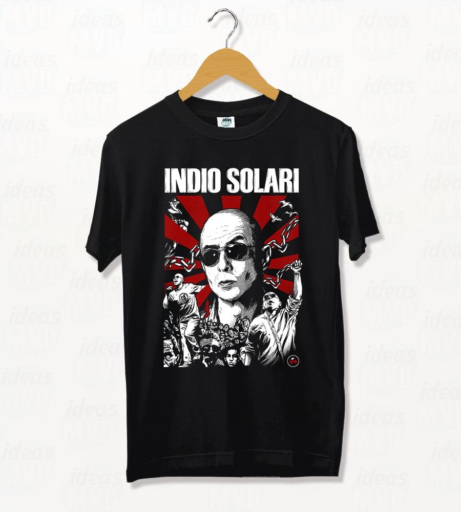 Remera Indio Solari Redonditos 06 (Negra)